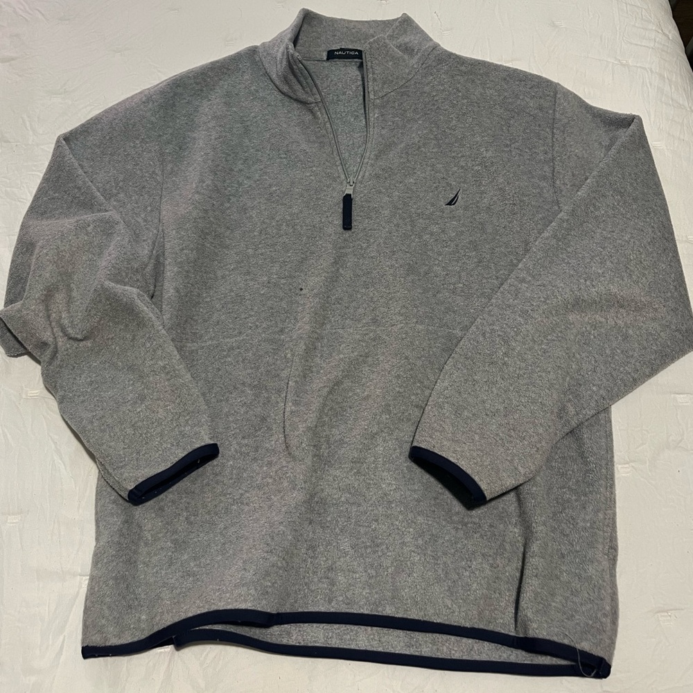 Vintage Nautica gray pullover